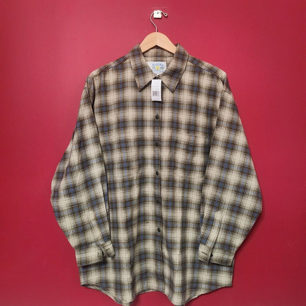 NWT Alaska Wilderness Gear Thick Flannel Size XL